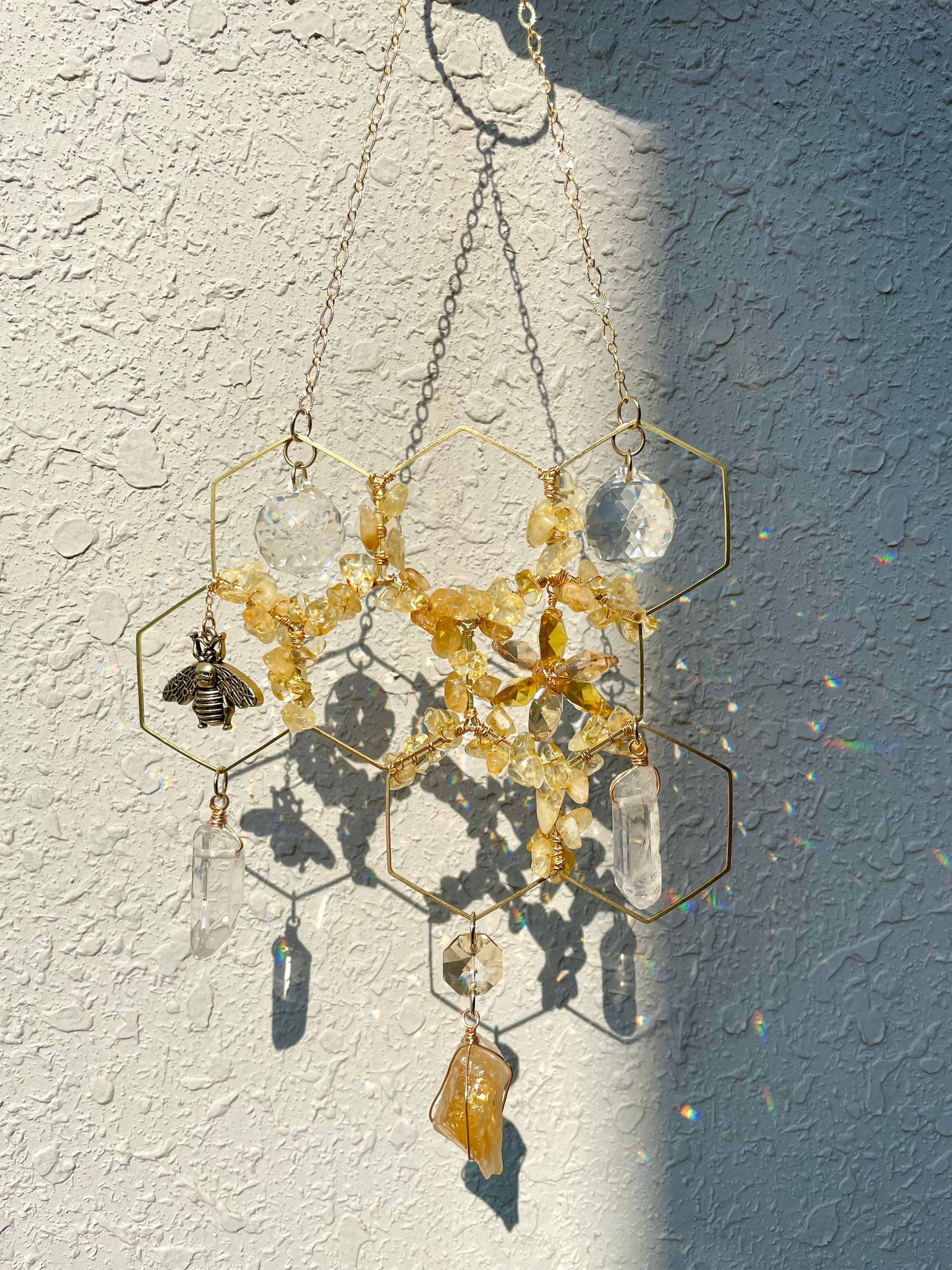 2023 Honeycomb Crystal Decor-Perfect Gift