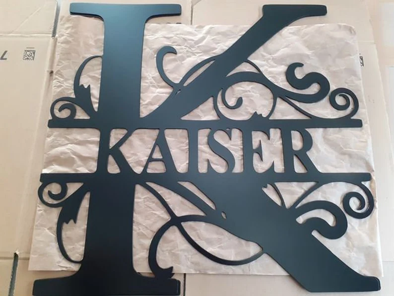 💕Personalized metal letter art 💕Customize the name you want🎁【Buy 2 free shipping】
