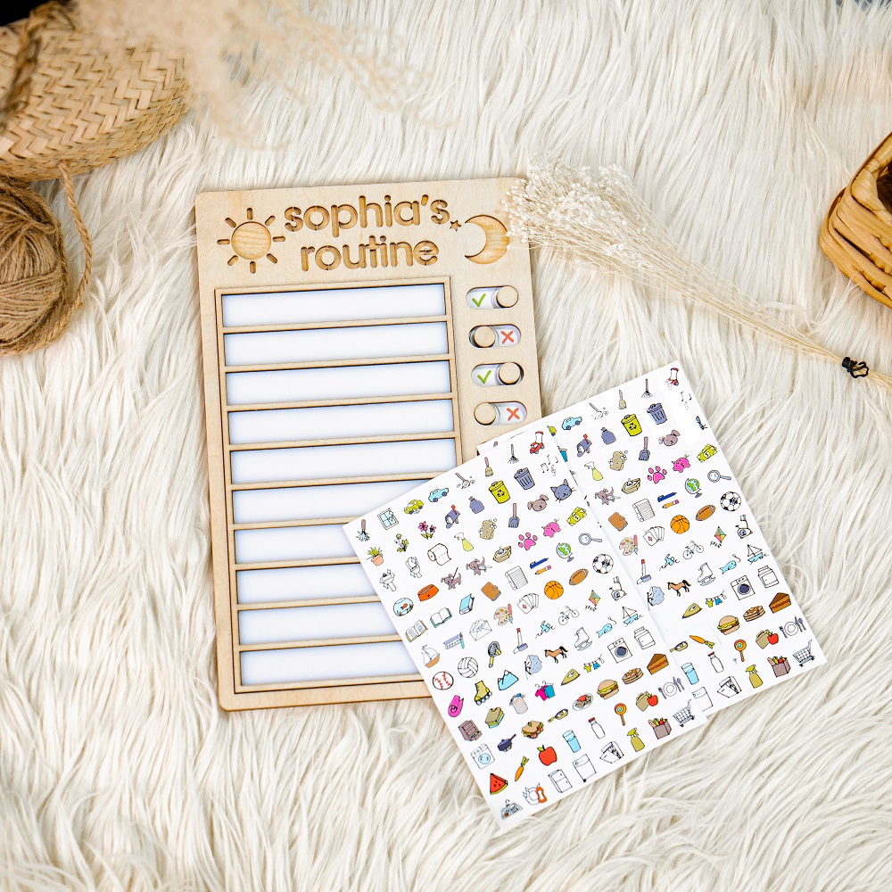 🔥Last Day Promotion 50% OFF-Magnetic Dry-erase Daily Routine Chart