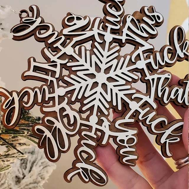 🎁Funny Christmas Gift Ornament | Perfect ornament for shoplover's annual summary