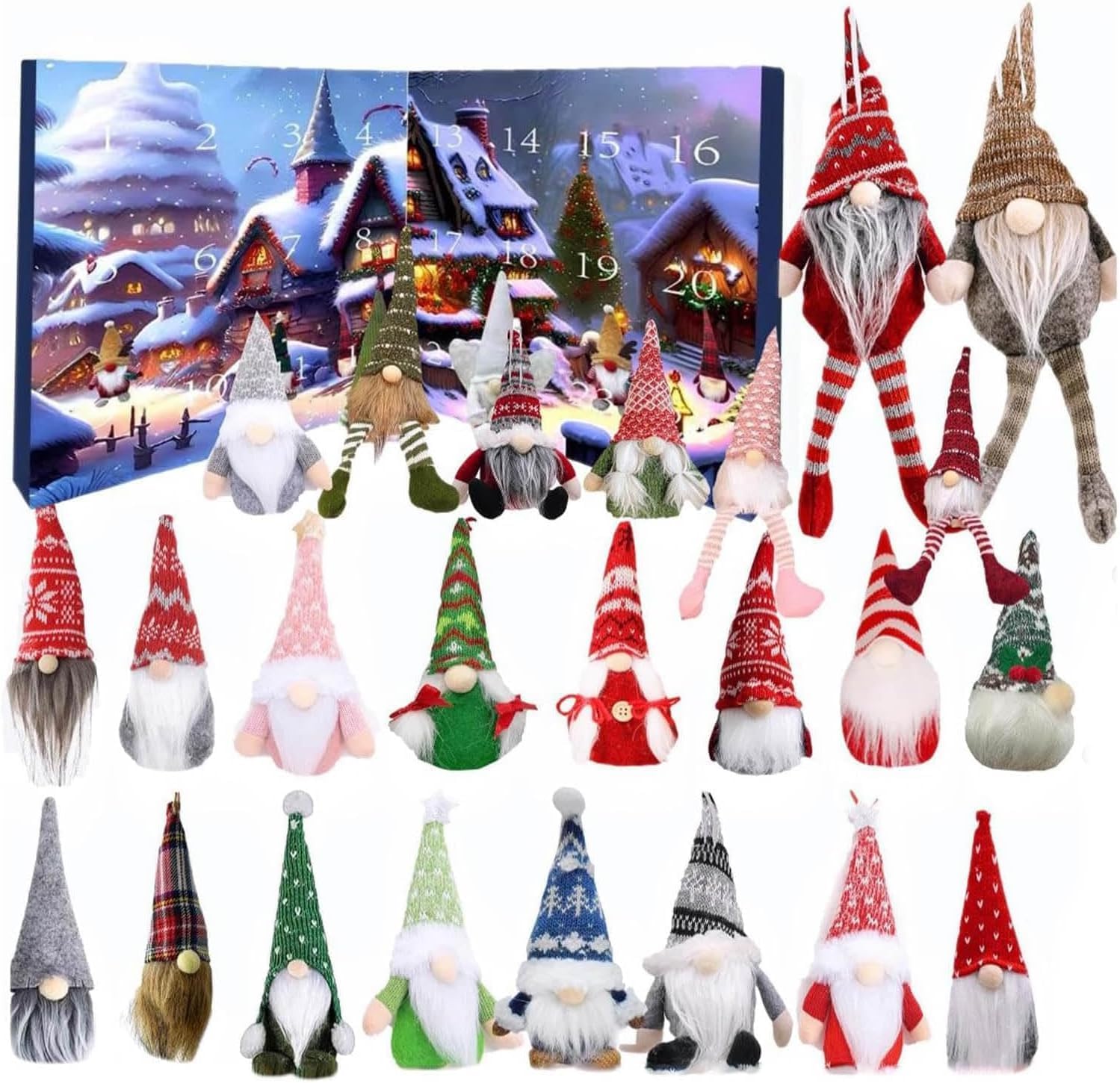 This Week Special Sale 55% OFF🎅2024 Christmas Gnome Advent Calendar
