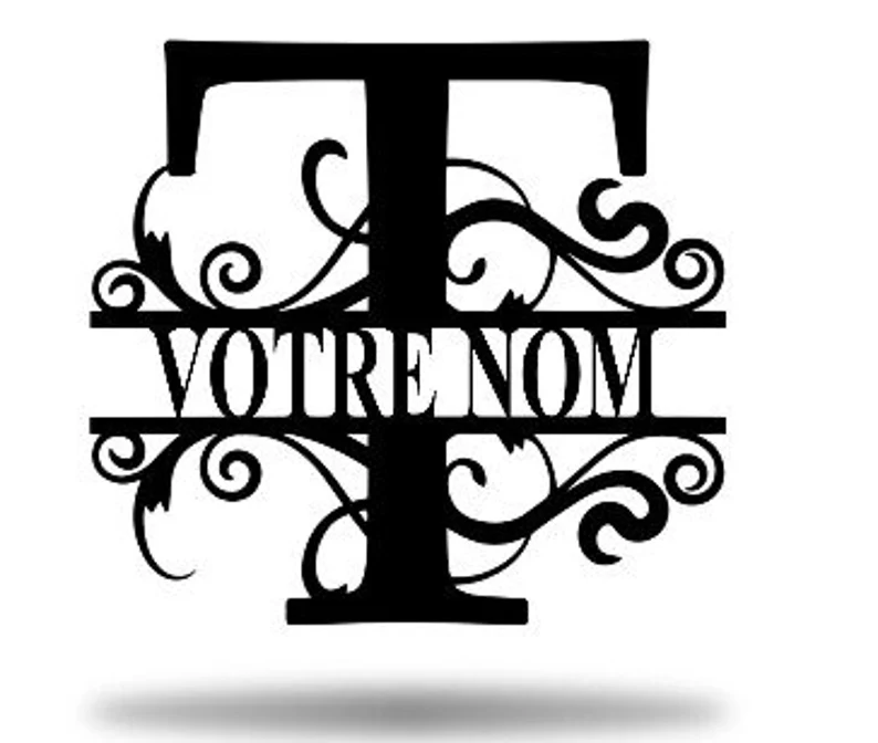 💕Personalized metal letter art 💕Customize the name you want🎁【Buy 2 free shipping】