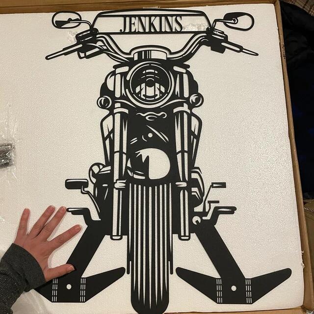 💝Personalized Motorcycle Helmet Holder | Christmas gift for family🎁