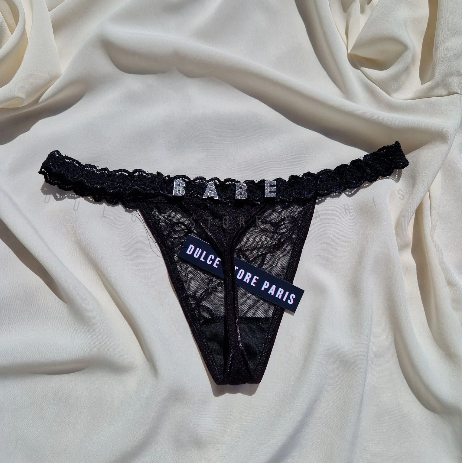 Custom Crystalized Thong Personalized Thong with Name