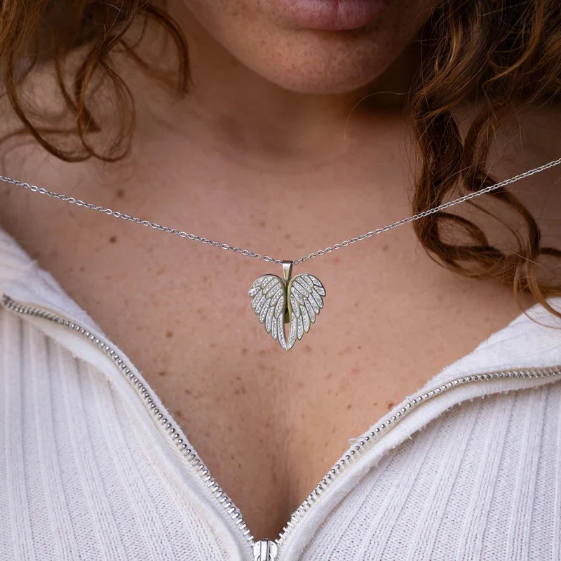 Custom My Angel Necklace with Engraving