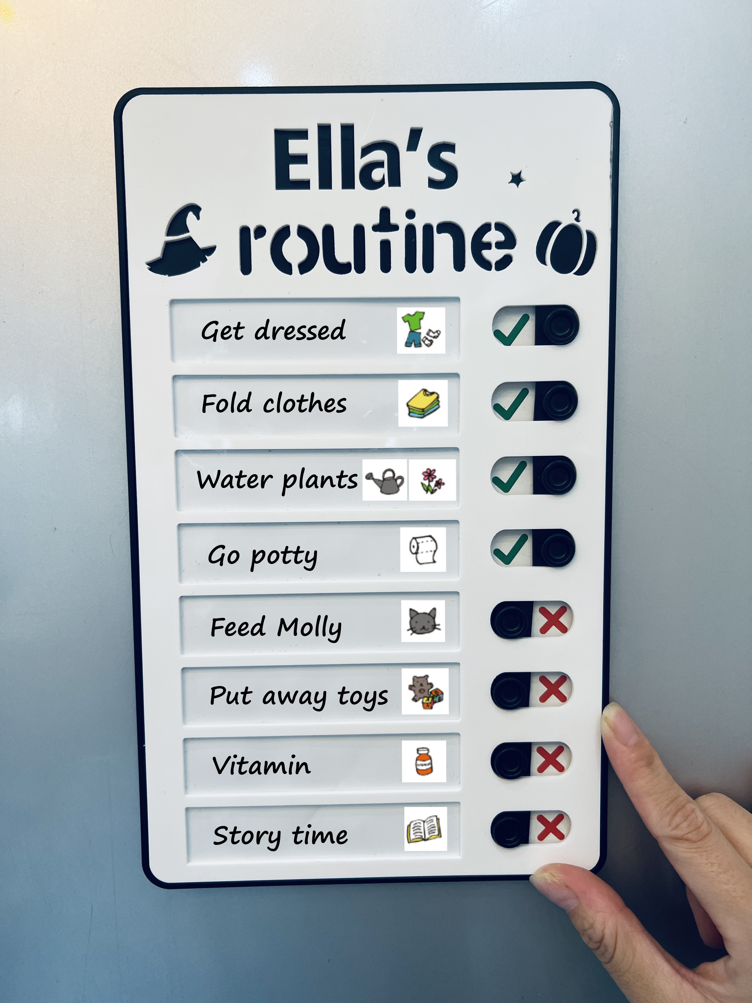 🔥Last Day Promotion 50% OFF-Magnetic Dry-erase Daily Routine Chart