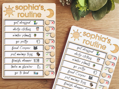 🔥Last Day Promotion 50% OFF-Magnetic Dry-erase Daily Routine Chart