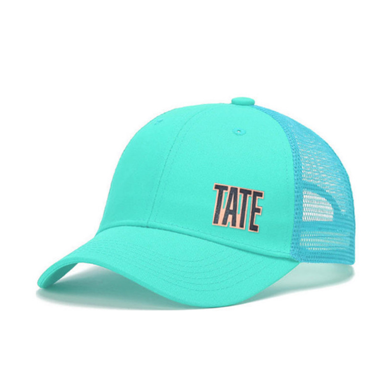 Personalized Leather Patch Kid Hat for Summer