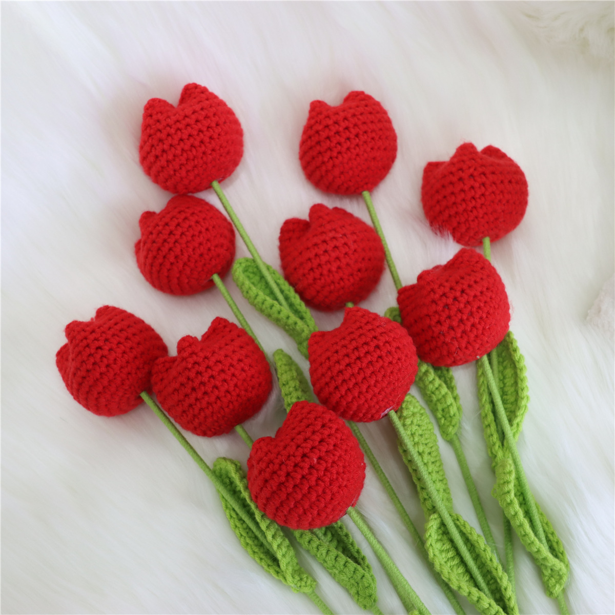 Crochet Tulip Bouquet