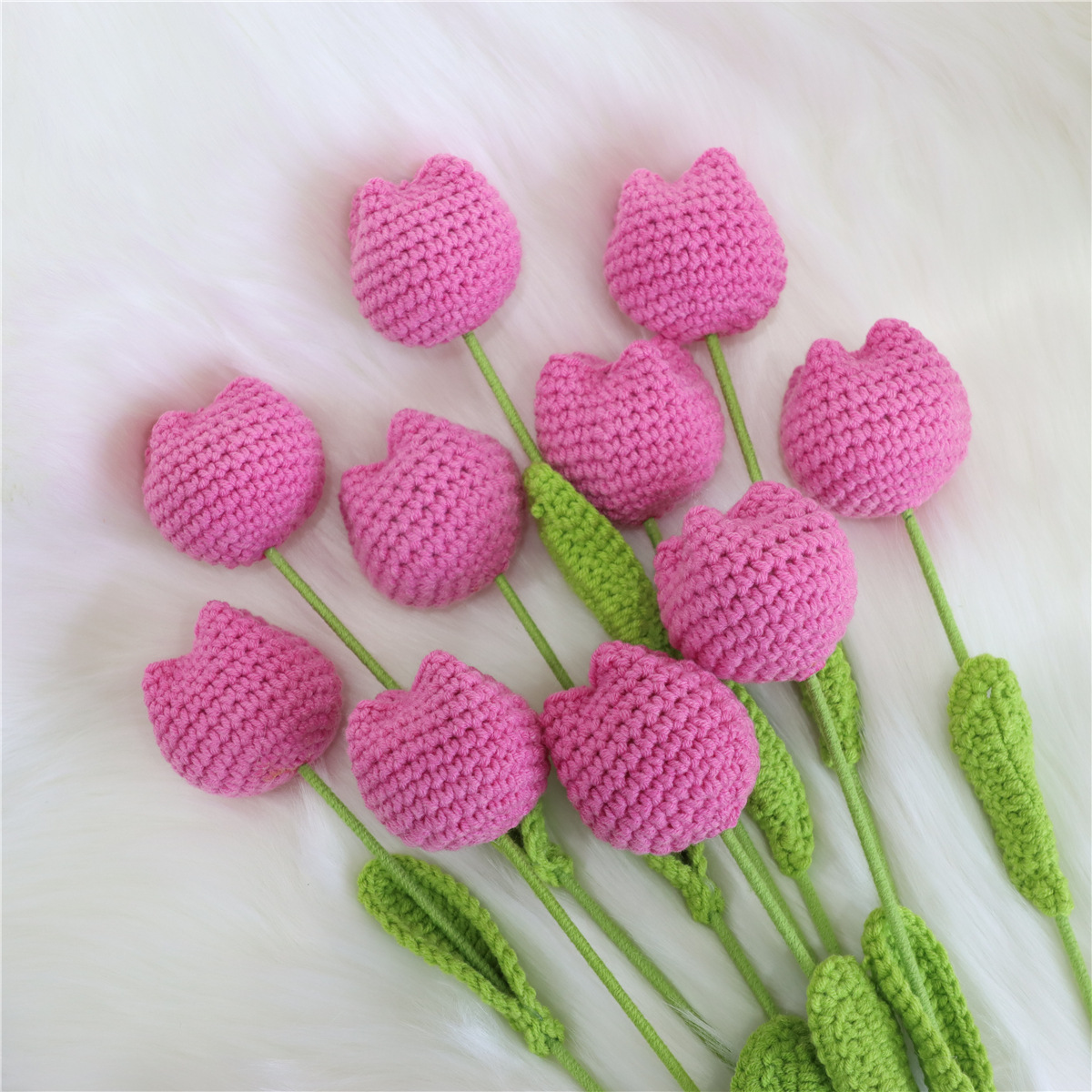 Crochet Tulip Bouquet