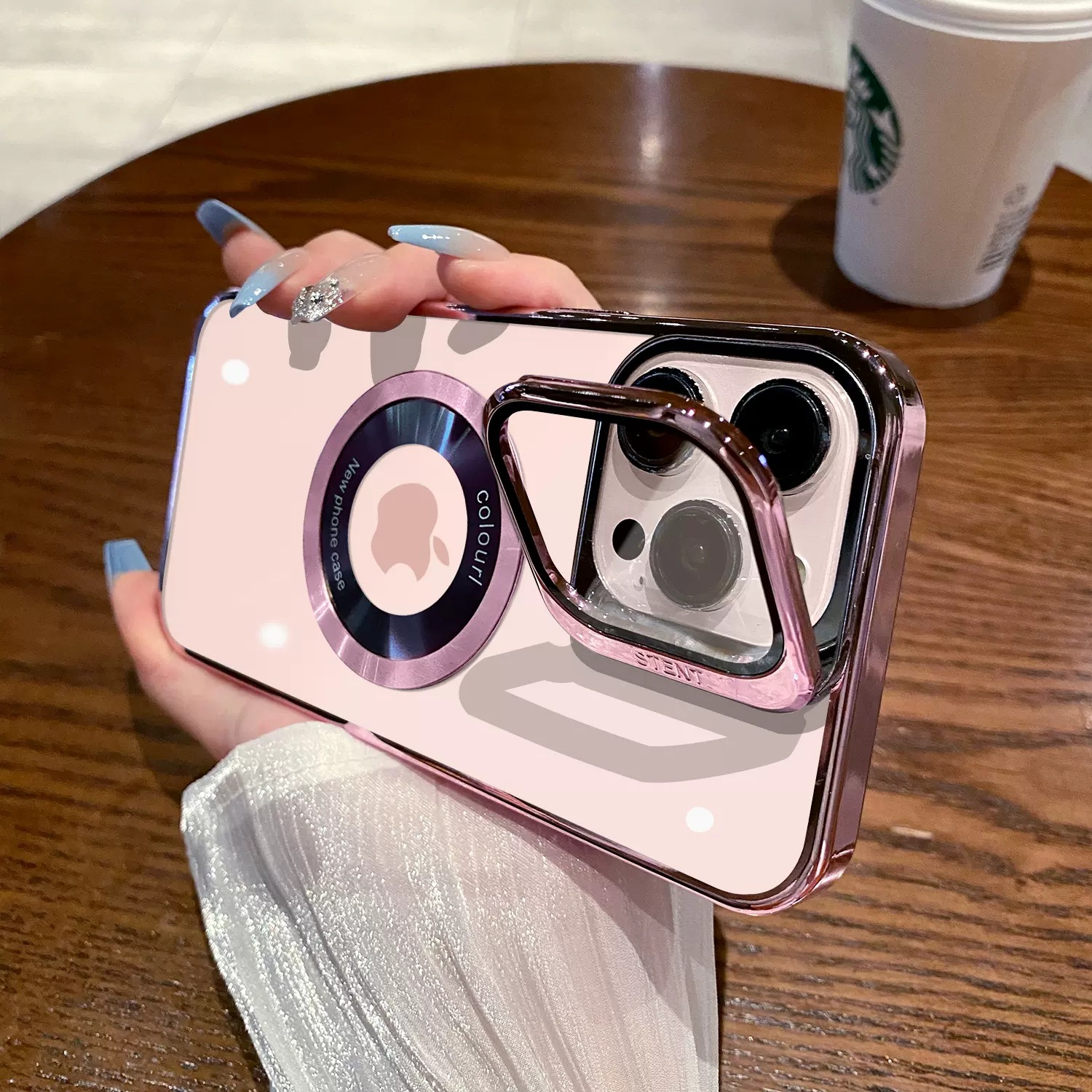 Personalized new name design stand all in one phone case for iphone 