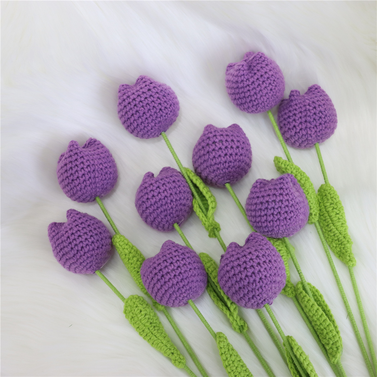 Crochet Tulip Bouquet