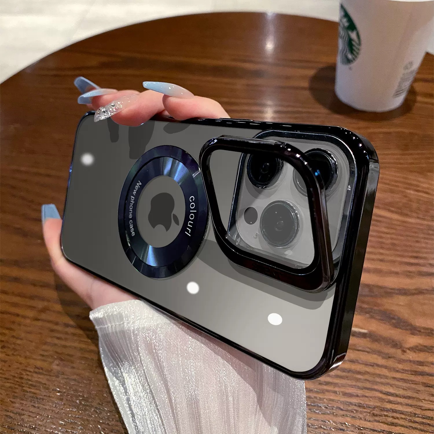 Personalized new name design stand all in one phone case for iphone 