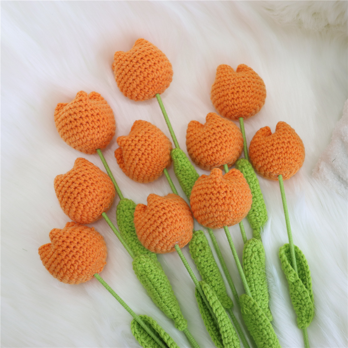 Crochet Tulip Bouquet