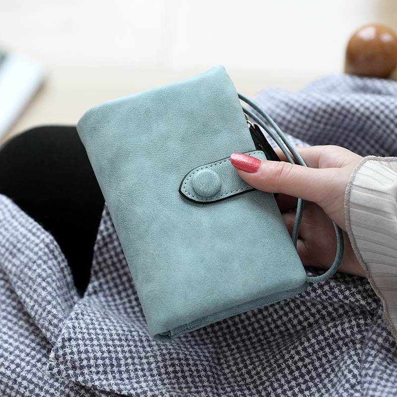 Personalized Tri-Fold Birth Flower Leather Wallet Card Holder for Unique & Love | JNSBag10