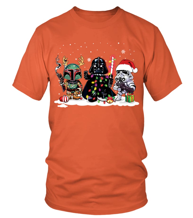 DARTH VADER BOBA FETT STORMTROOPER CHRISTMAS SHIRT