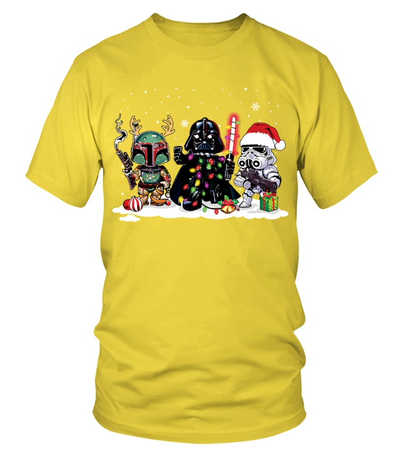 DARTH VADER BOBA FETT STORMTROOPER CHRISTMAS SHIRT