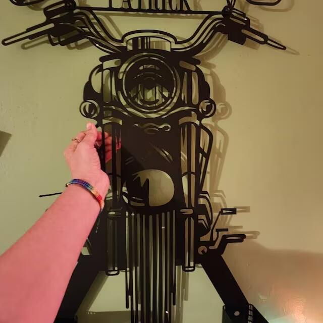 💝Personalized Motorcycle Helmet Holder | Christmas gift for family🎁