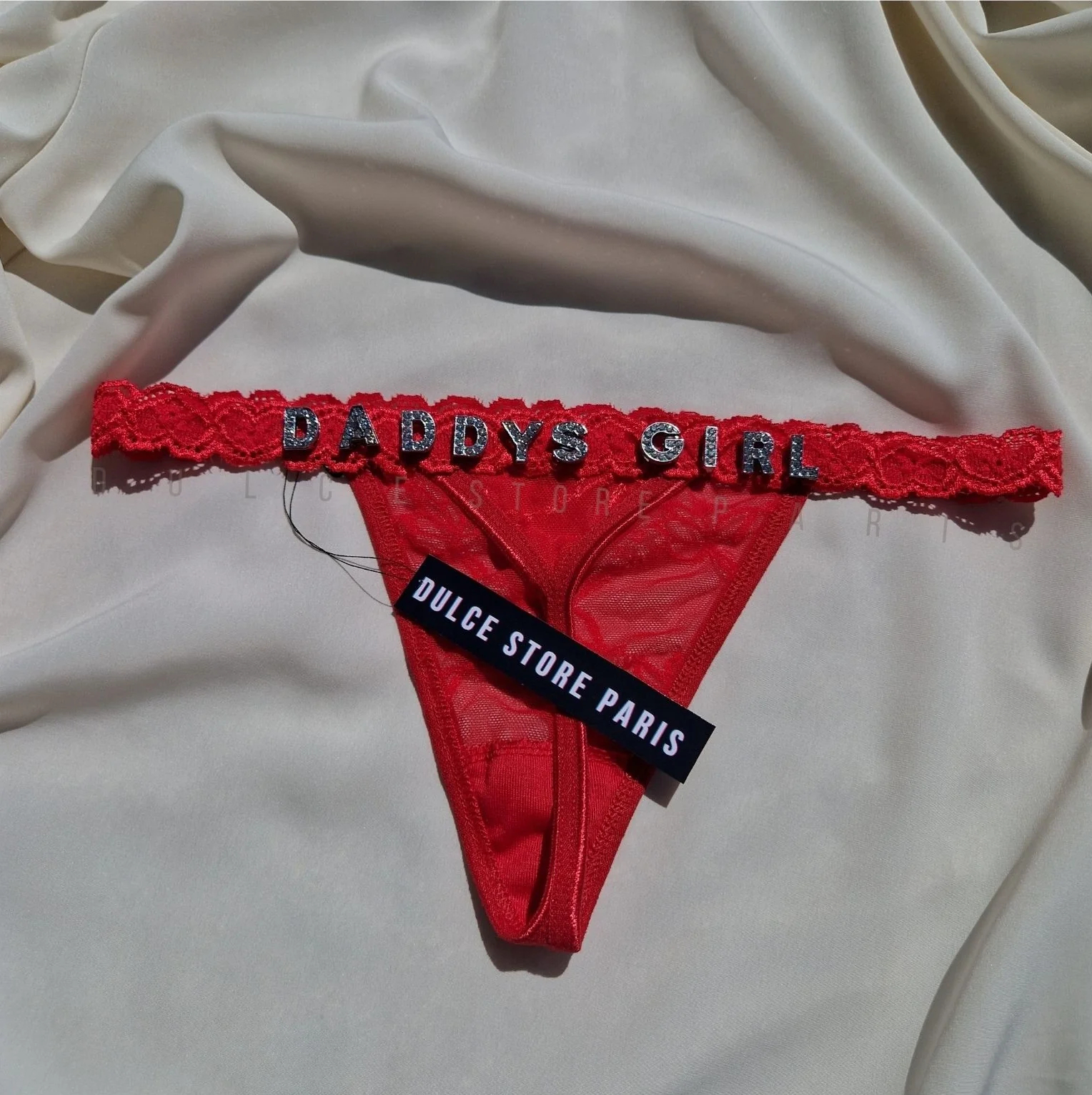 Custom Crystalized Thong Personalized Thong with Name