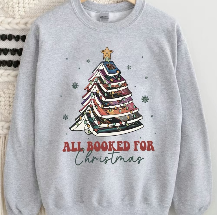 All Book For Christmas Sweatshirt