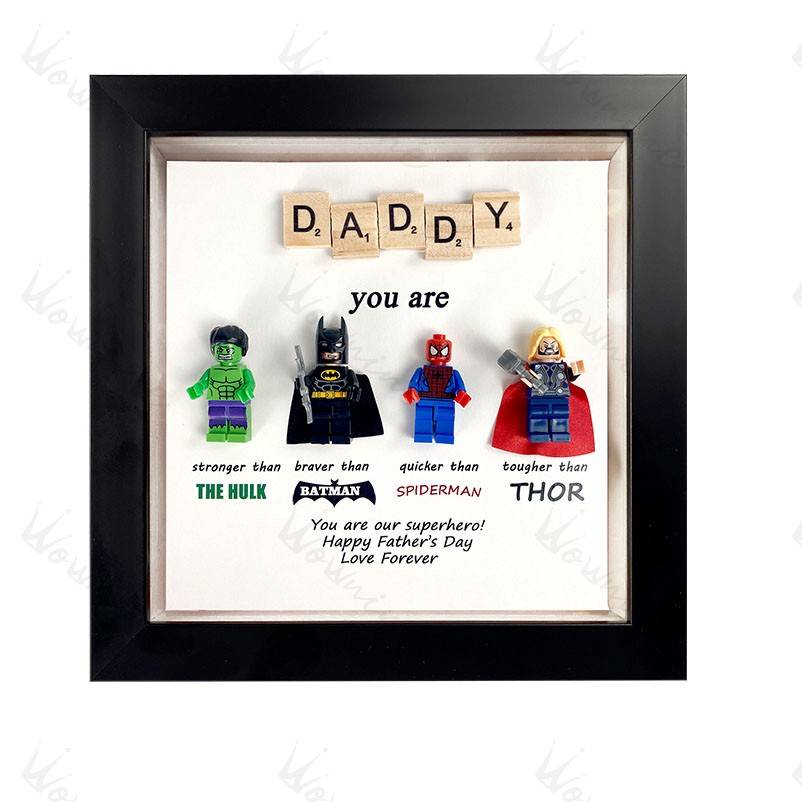 BraveHeroFrames - Custom Super Dad Gift Box