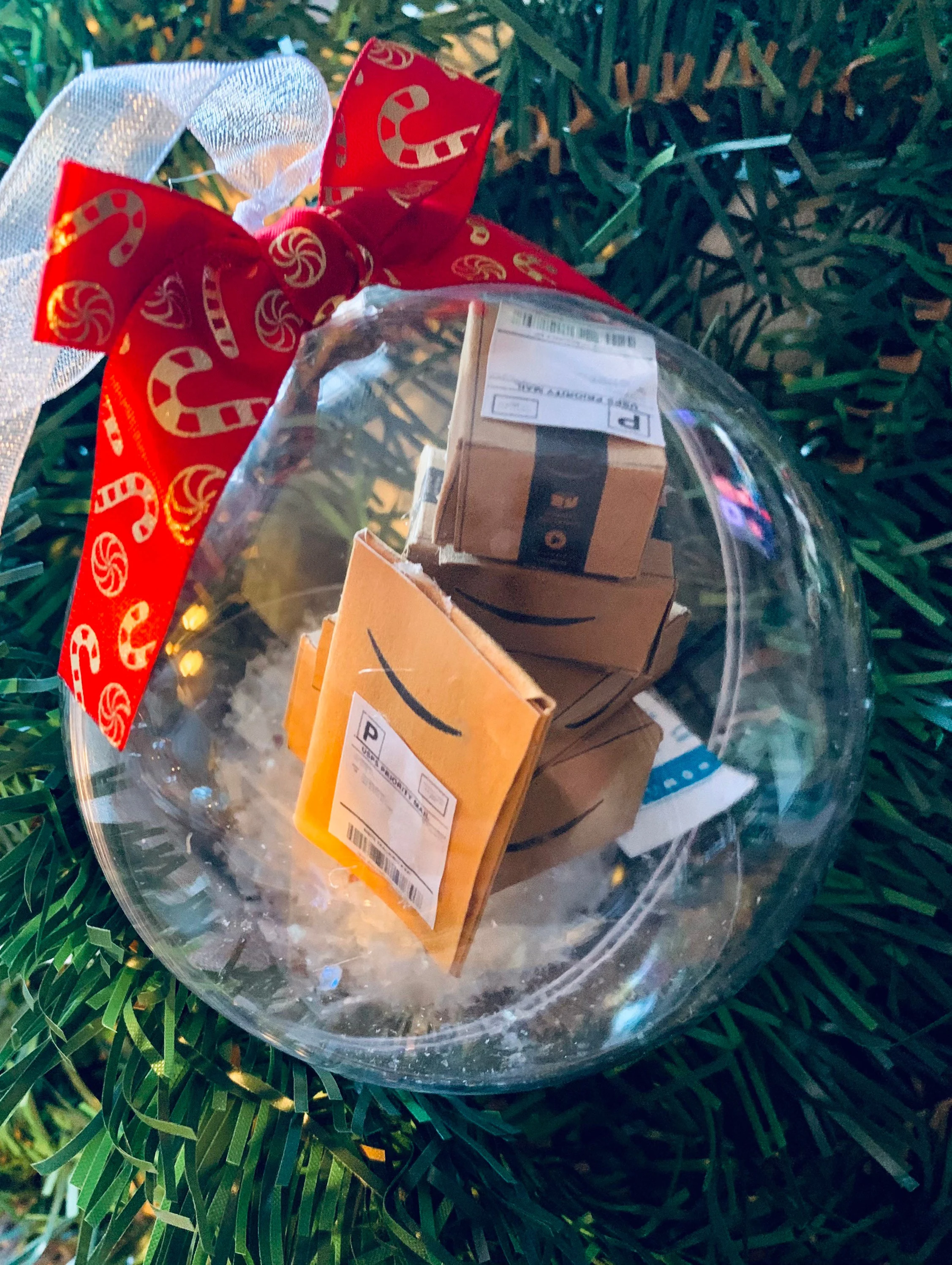 🎁Funny Christmas Gift Ornament | Perfect ornament for shoplover's annual summary