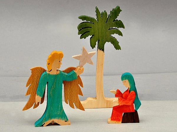 🔥Clearance Sale 70%-The Christmas Story Unique Nativity Set Wooden Nativity Scene