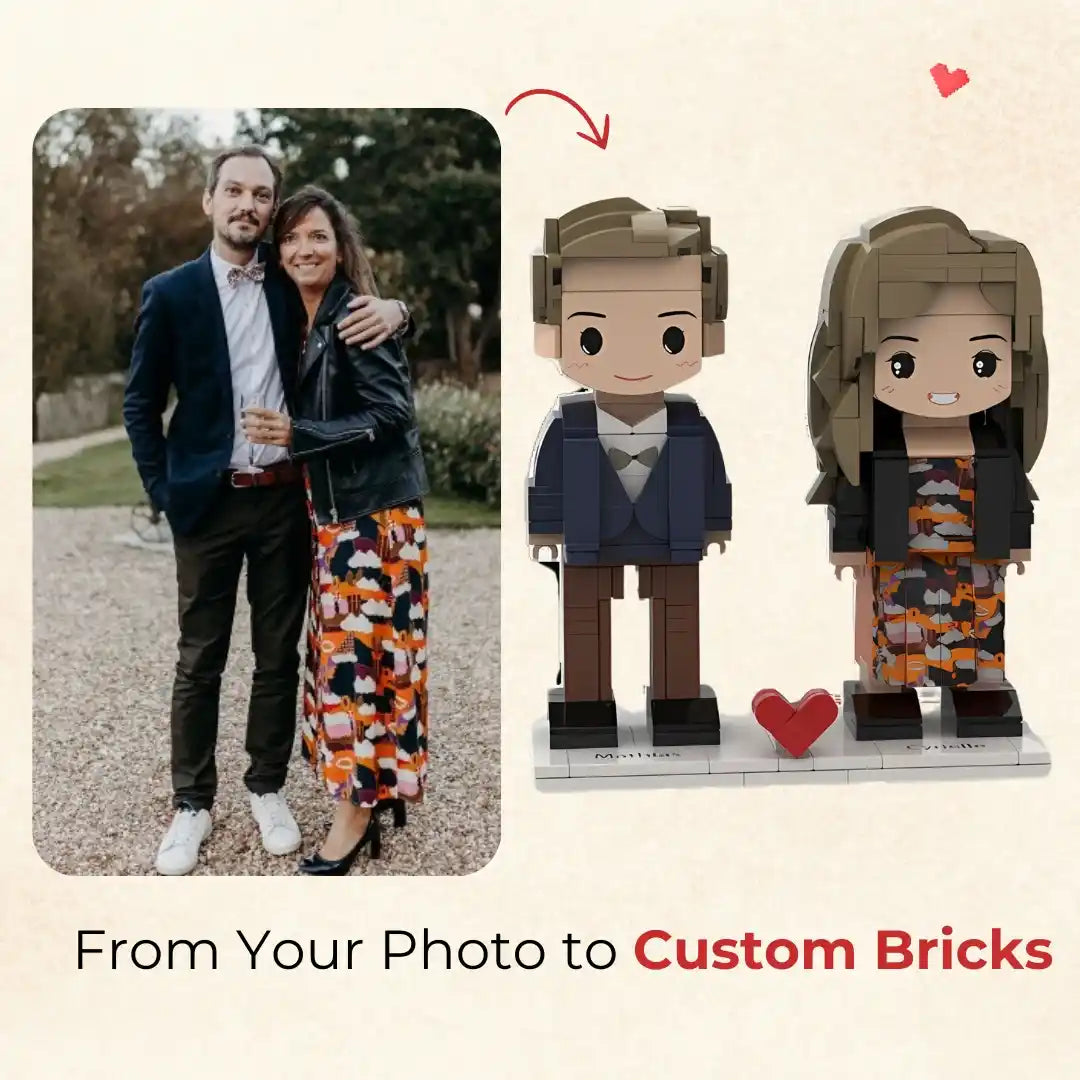 Custom Brick Set From Your Favorite Photo, Perfect Christmas Memory Gift, LEGO Sets