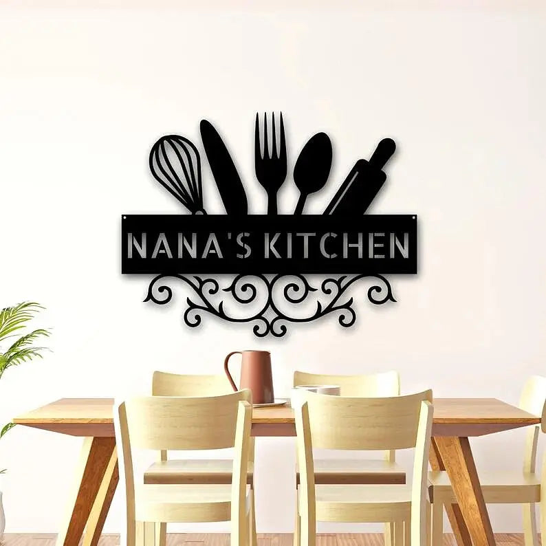 Kitchen Custom Metal Signs