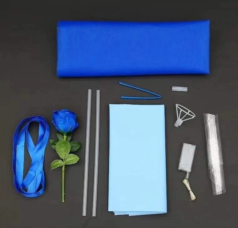 💕2024 Valentine's Day Hot Sale 🎈LED Luminous Balloon Rose Bouquet