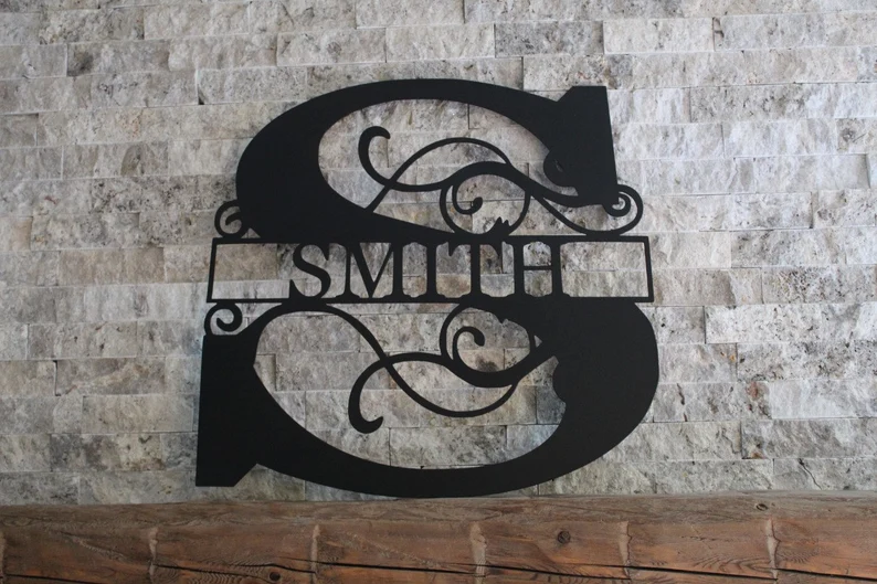 💕Personalized metal letter art 💕Customize the name you want🎁【Buy 2 free shipping】