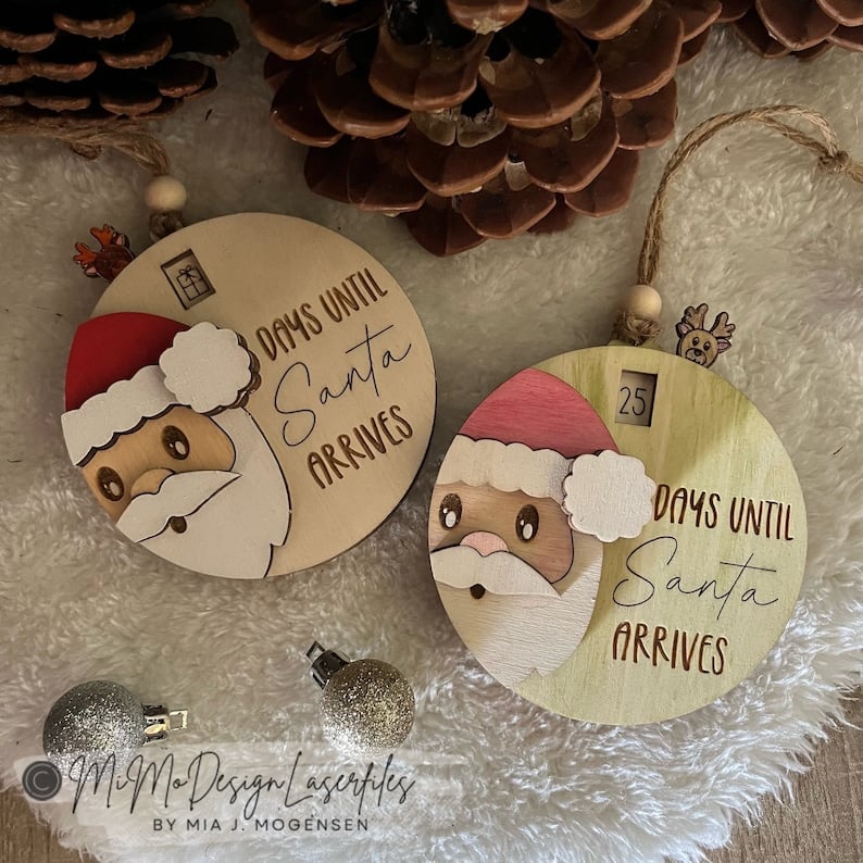 Christmas Countdown Sliding Ornament