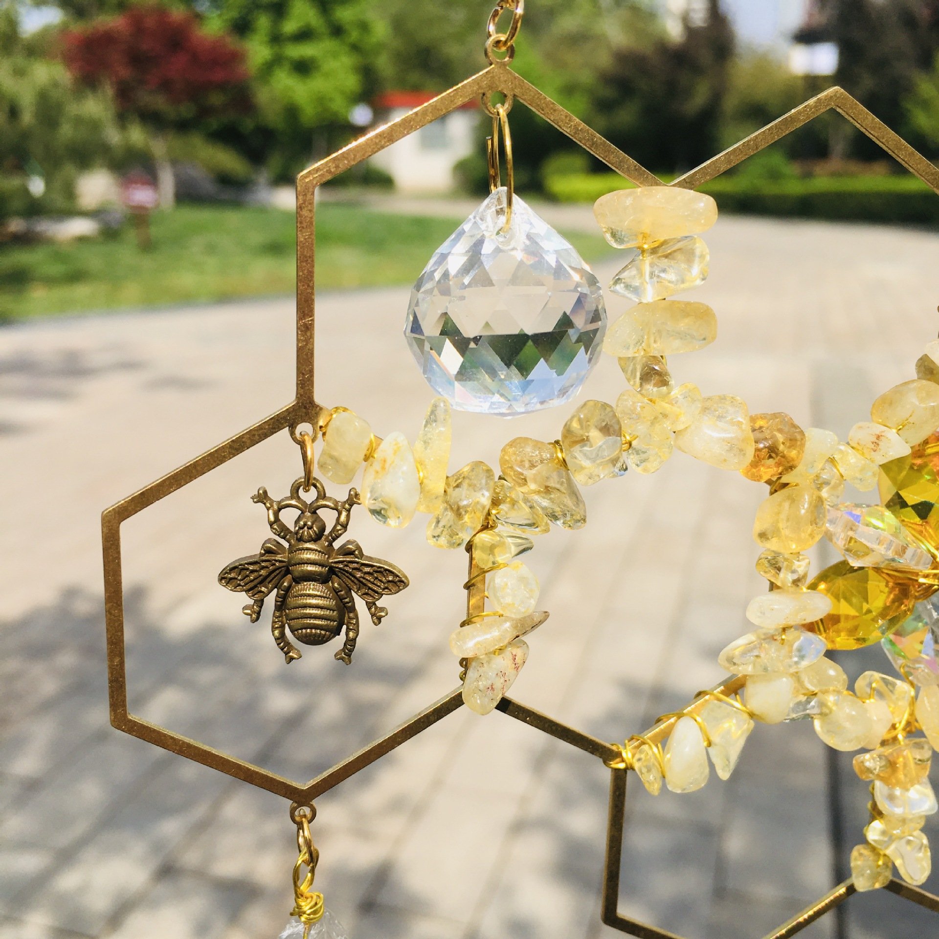 2023 Honeycomb Crystal Decor-Perfect Gift