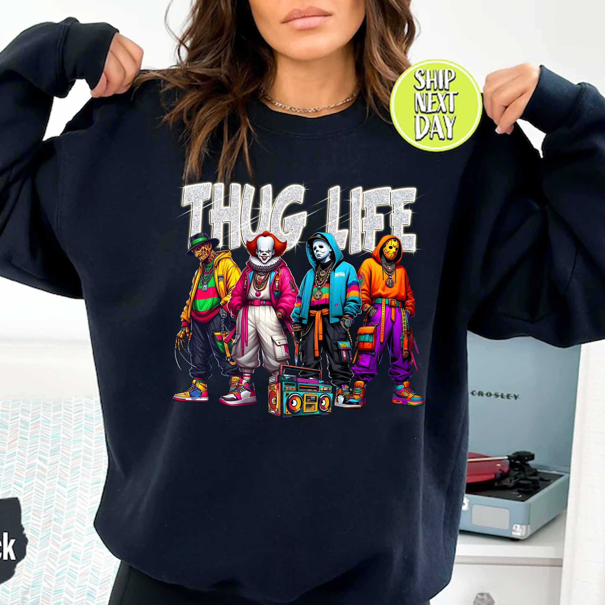 Thug Life Horror Ver 7 – Sweatshirt, Tshirt, Hoodie