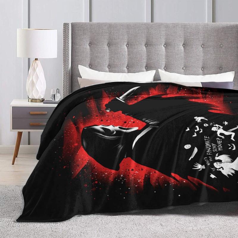 🎃Horror Movie Blanket Flannel Ultra-Soft Plush Throw For Horror Fans