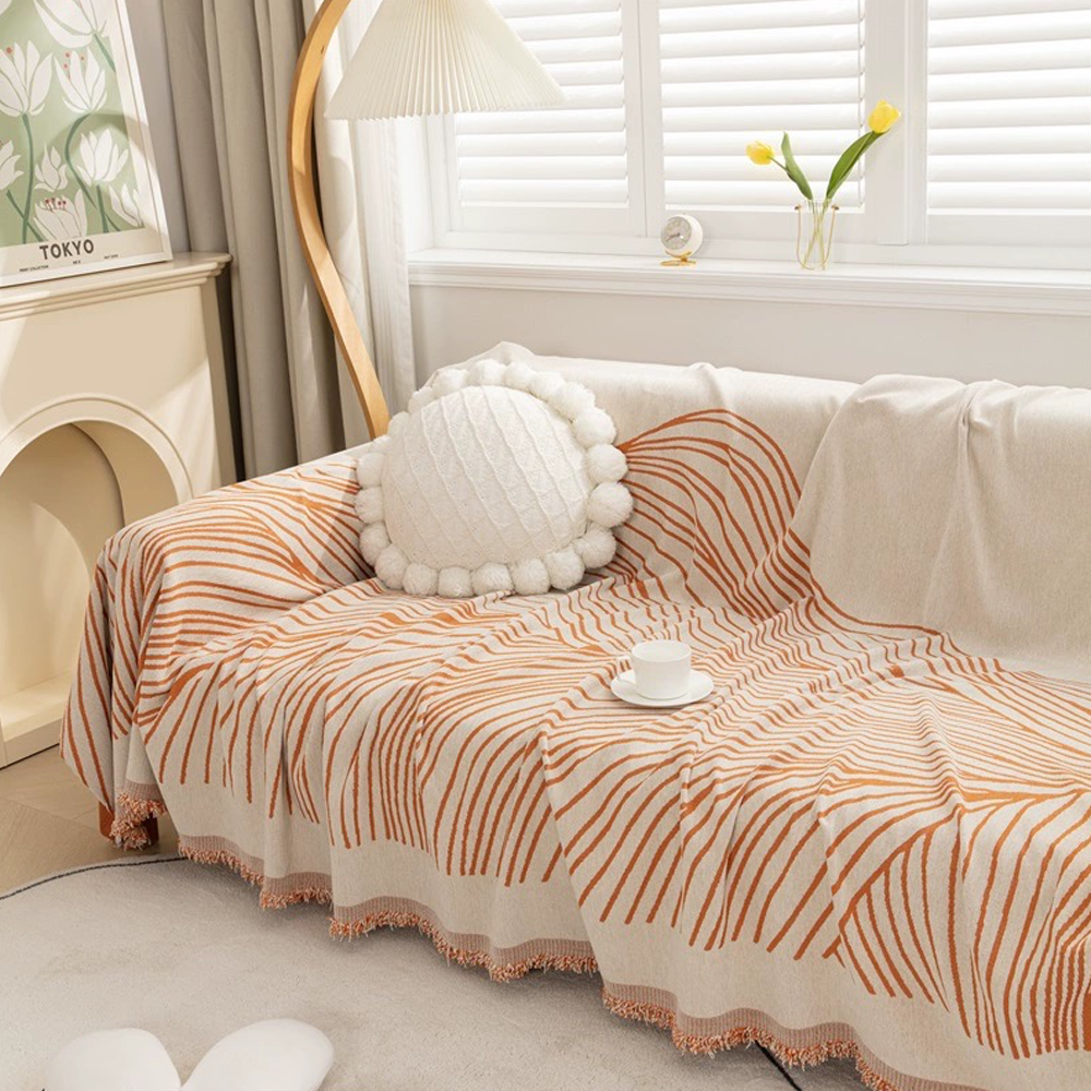 Ins Style Line All-inclusive Sofa Towel
