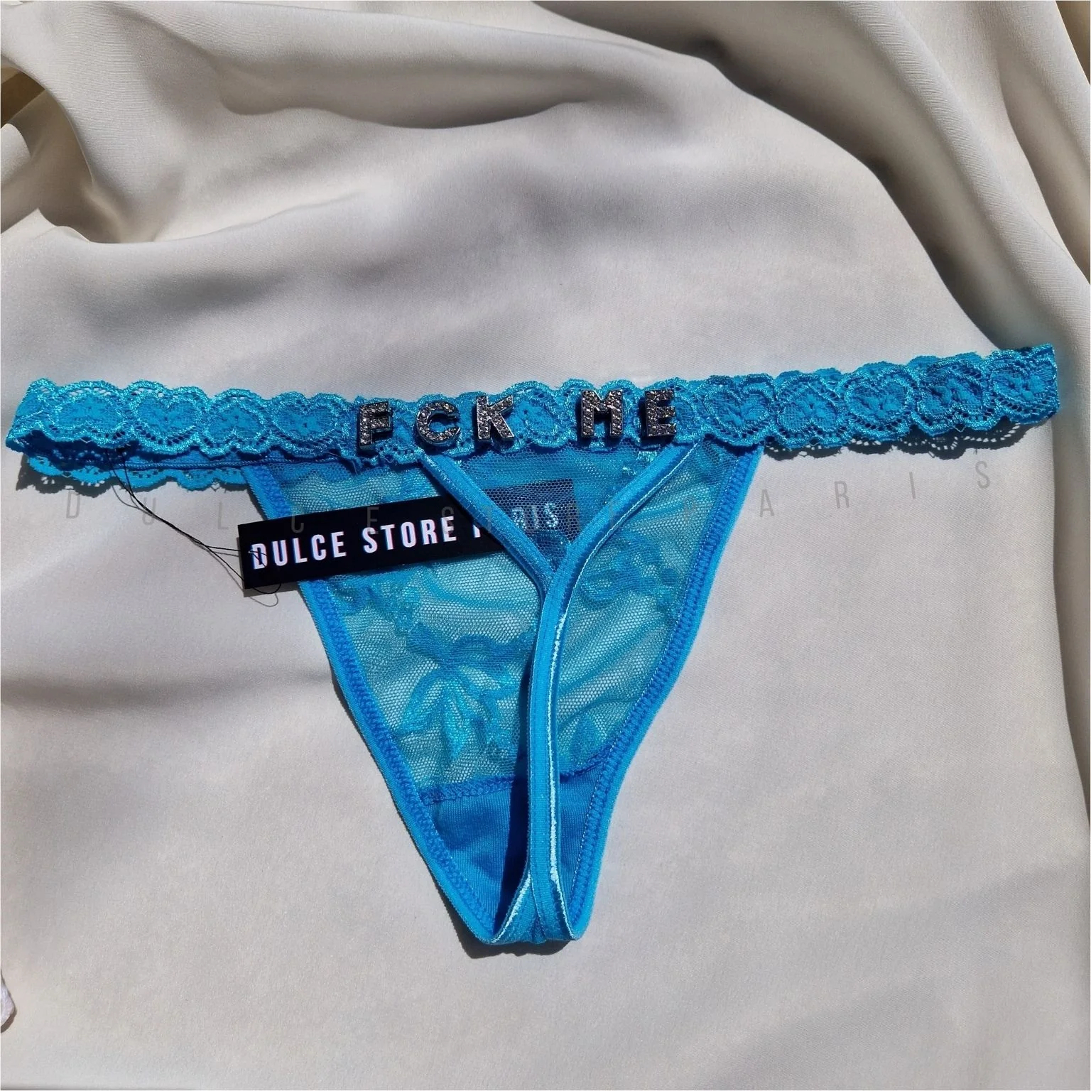 Custom Crystalized Thong Personalized Thong with Name