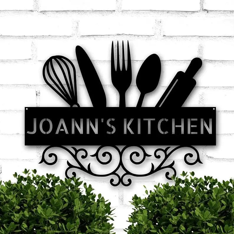 Kitchen Custom Metal Signs