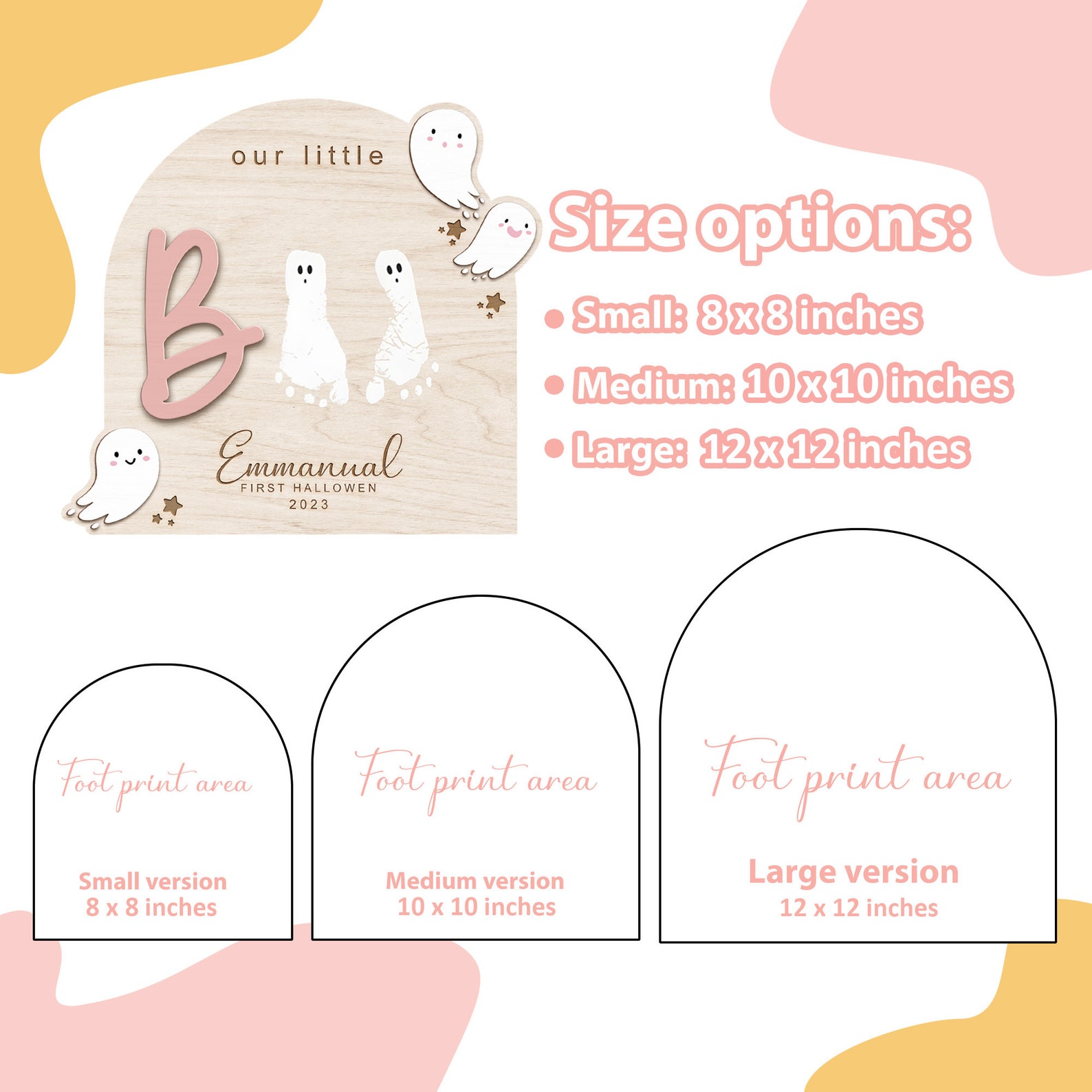 DIY Halloween Footprint Art, Baby First Halloween Keepsake