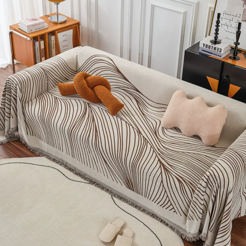 Ins Style Line All-inclusive Sofa Towel
