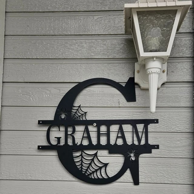 🎁Hot Sale 49% OFF- Personalized Halloween Family Name Metal Sign