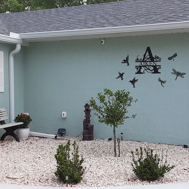 💕Personalized metal letter art 💕Customize the name you want🎁【Buy 2 free shipping】