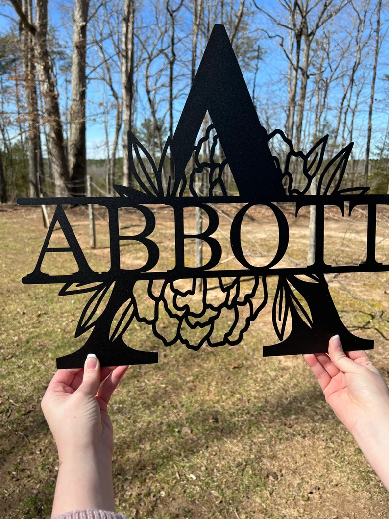 💕Personalized metal letter art 💕Customize the name you want🎁【Buy 2 free shipping】