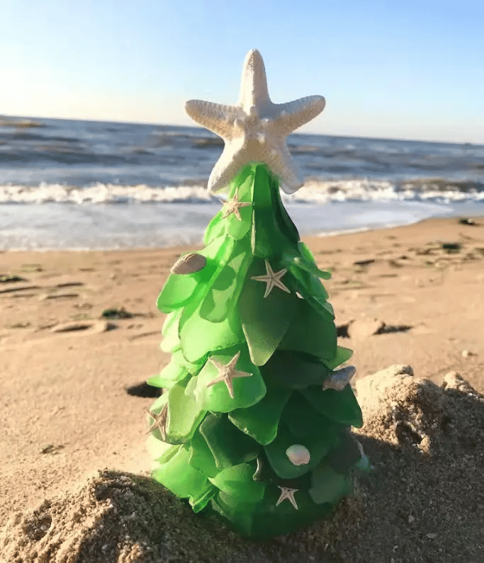  🎄2023 Arosebrden® Sea Glass Christmas Tree