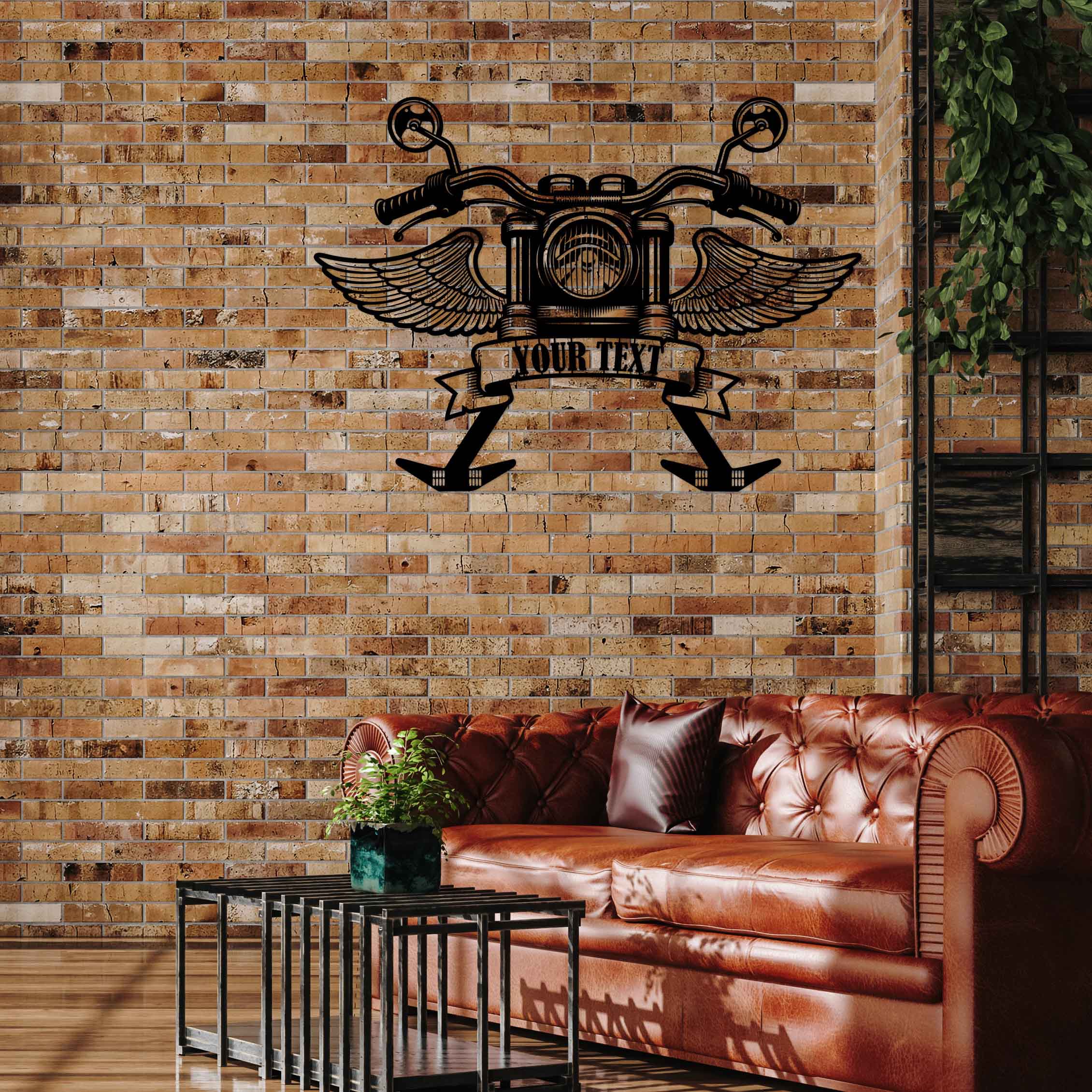 🏍Custom Helmet Holder, Metal Motorcycle Wall Decor