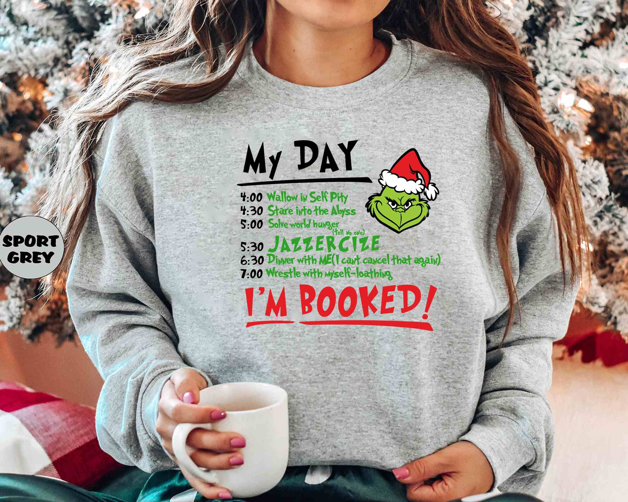 Christmas My Day I'M BOOKED T-Shirt/Sweatshirt/Hoodie【BUY 2 GET FREE SHIPPING】