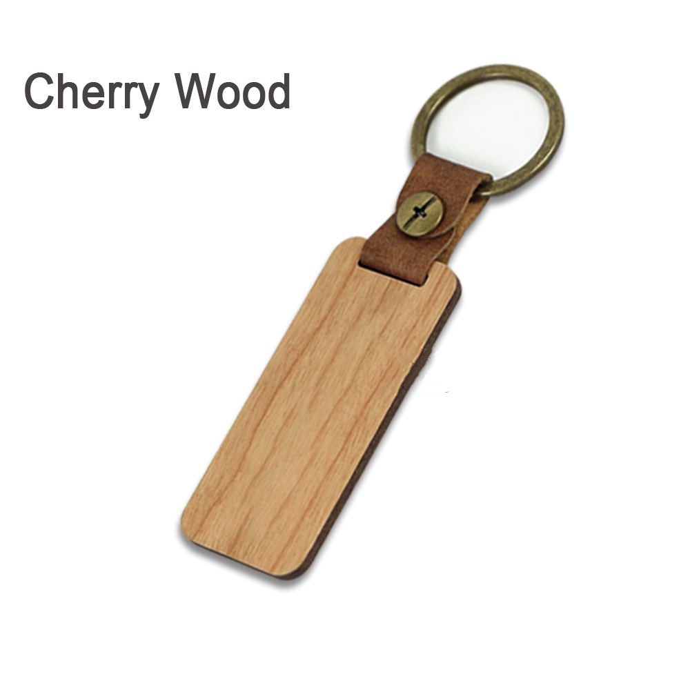 Perfect Gift For Dad - Custom Walnut Wood Key Chain