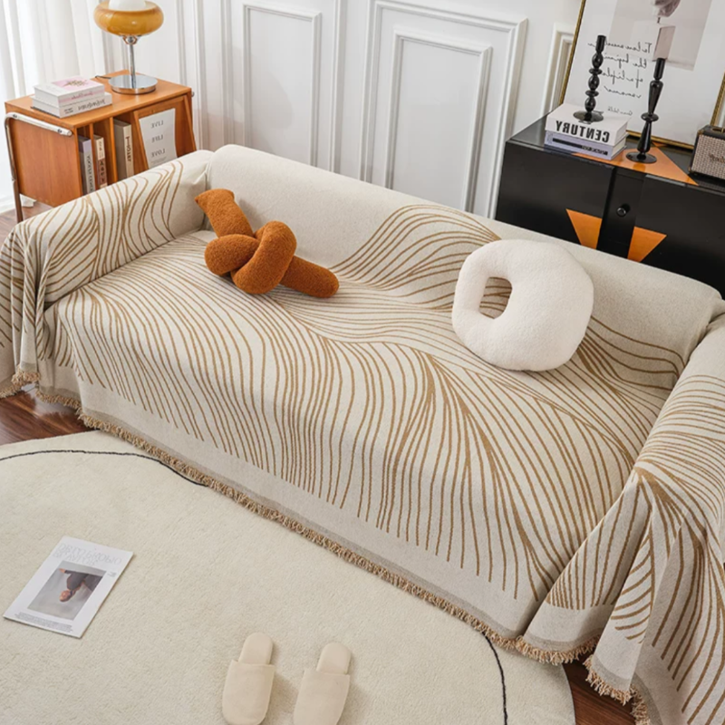 Ins Style Line All-inclusive Sofa Towel