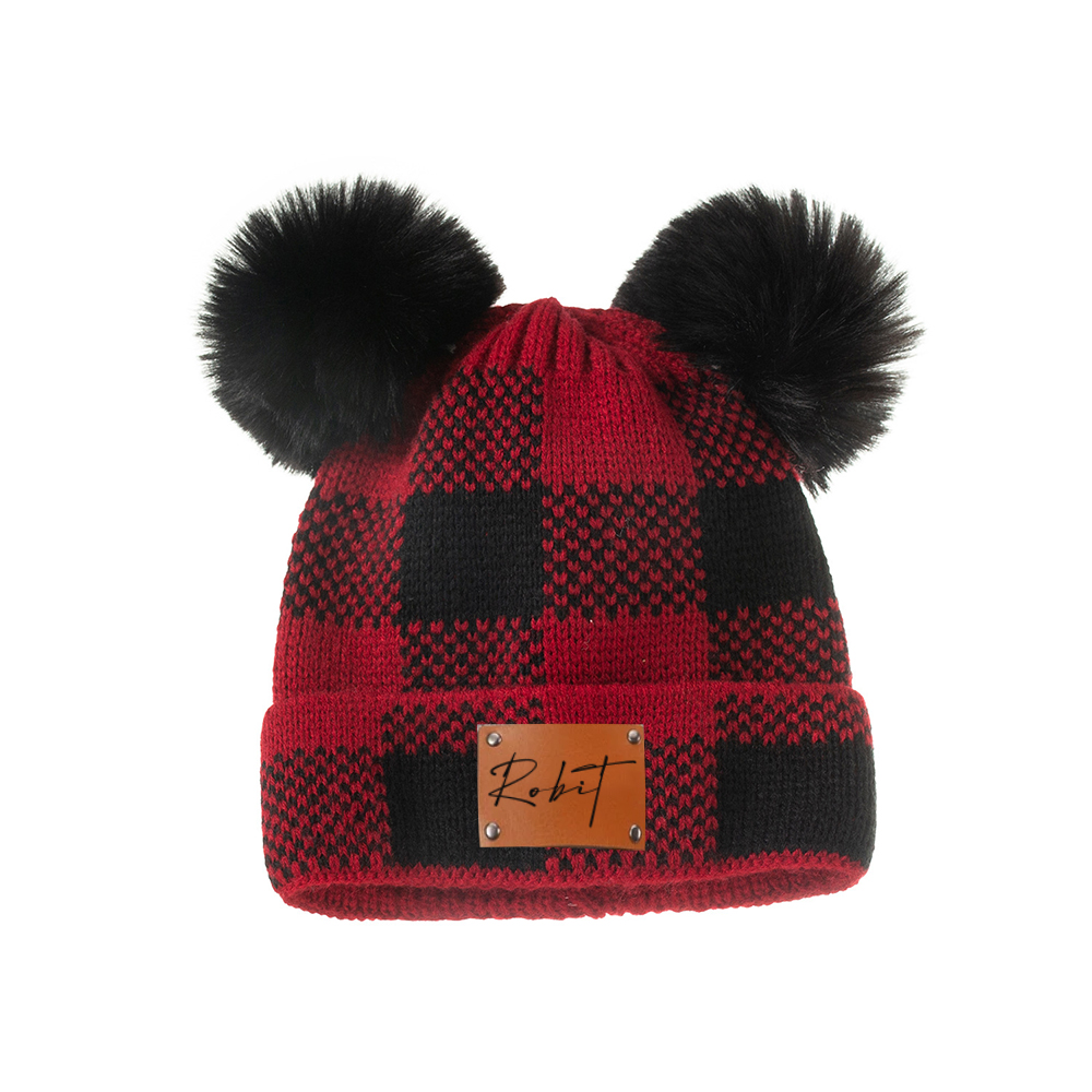 Personalized Adult &Kids Hats- Custom Name Hat- Winter Gift- Custom Knit Hat Custom Gift for Kids MaMa, Christmas Gift