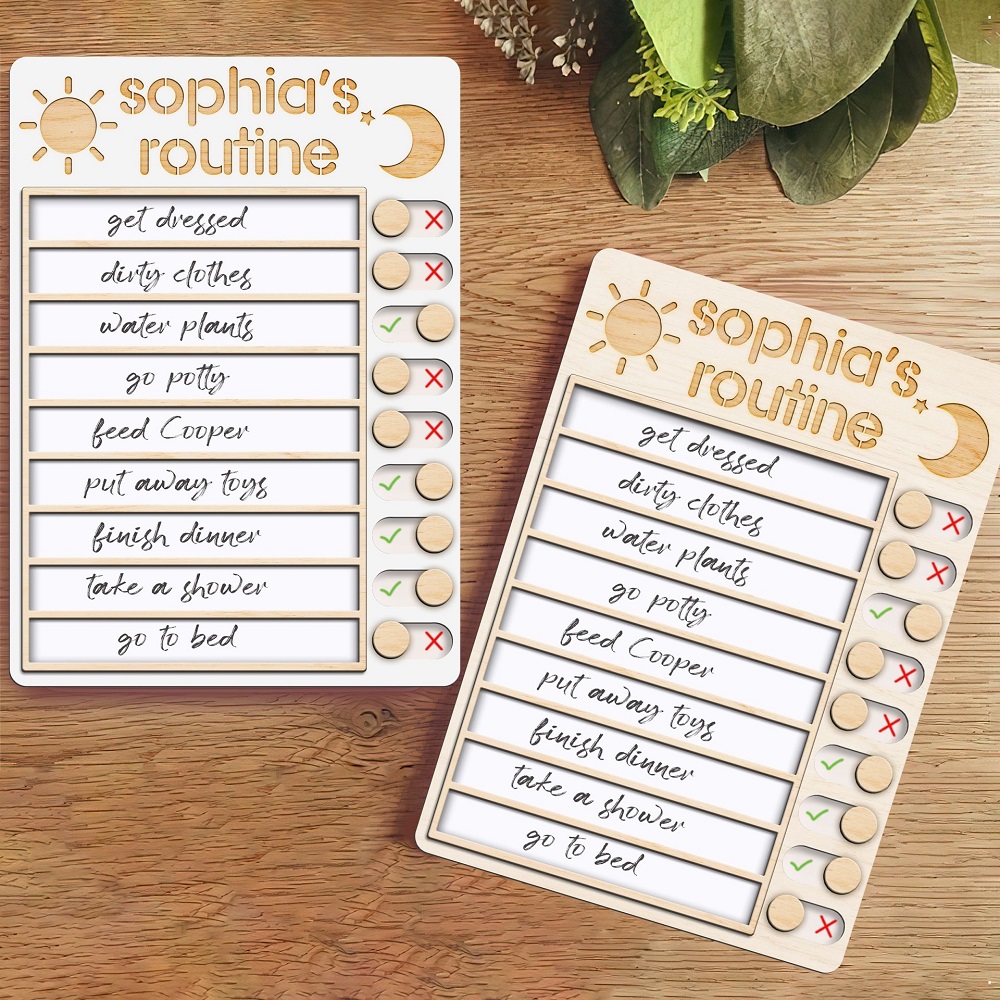 🔥Last Day Promotion 50% OFF-Magnetic Dry-erase Daily Routine Chart